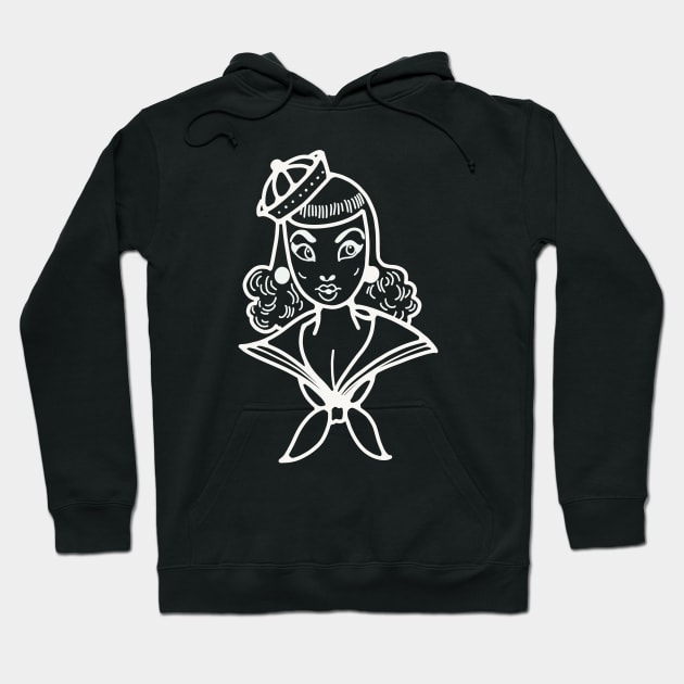 Sailor girl Hoodie by Autistique